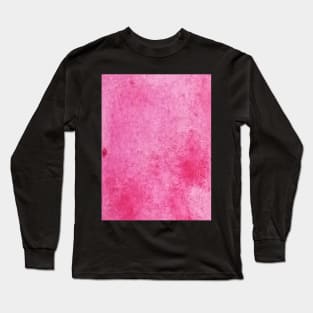 Pink watercolor gradient design Long Sleeve T-Shirt